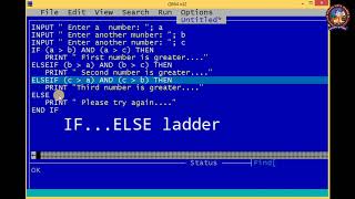 QB64 ¦¦ Nested IF statement
