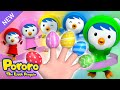 The Colorful Egg Finger Family | Learn Colors for Kids | Pororo Nursery Rhymes &amp; Kids Songs