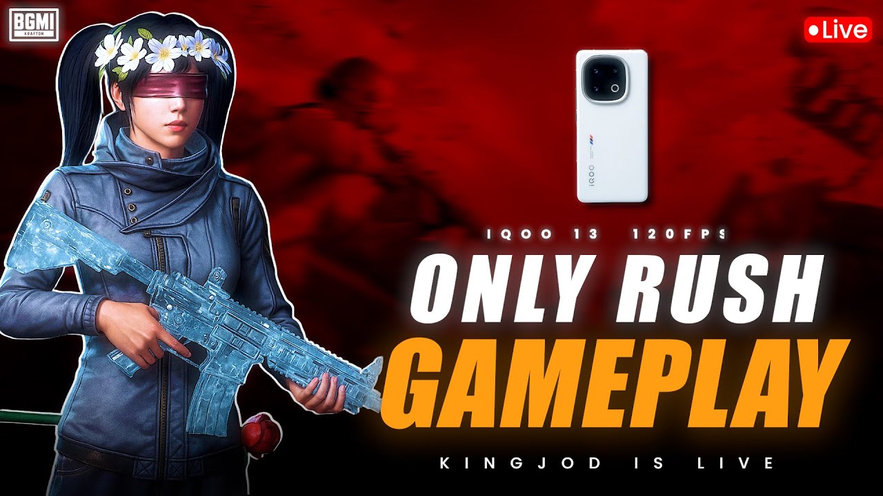 🔴IQOO 13 120 FPS CONQUEROR LOBBY GAMEPLAY | IQOO 13 INDIA FASTEST PHONE ...