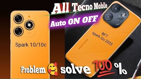 Tecno Spark Go 2023 Auto Restart Problem