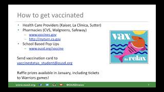 OUSD COVID Vaccination Board Policy Overview - MAM