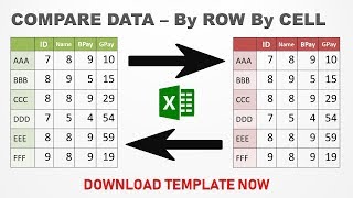 How to Compare Data in Excel to Find Matches and Differences - Excel VBA [Download]