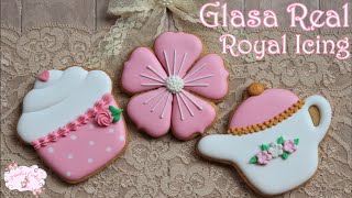 Cómo hacer la glasa perfecta y cómo decorar galletas (Royal Icing) | Glazura pentru turta dulce