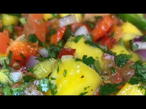 Mango Mania! Crafting the ULTIMATE Homemade Mango Salsa Recipe! #easyrecipe #salsa #yummy