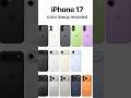 iPhone 17color lineup revealed🤯