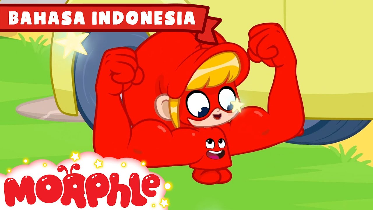 Pahlawan Super Bertopeng | Morphle dalam bahasa Indonesia | Video untuk Anak-Anak