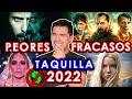 Los 15 peores fracasos en taquilla del 2022  peliculas menos vistas  edu rocha wow qu pasa