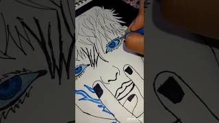 Can i draw gojo saturo✍️ #art #viral #shorts