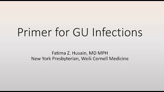 GU Infections  EMPIRE Urology In Service Review