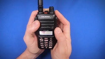 How to scan frequencies with the Yaesu FTA-250L aviation radio