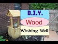 DIY Wood Wishing Well