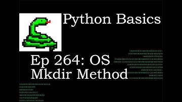 Python Basics Os Mkdir Method