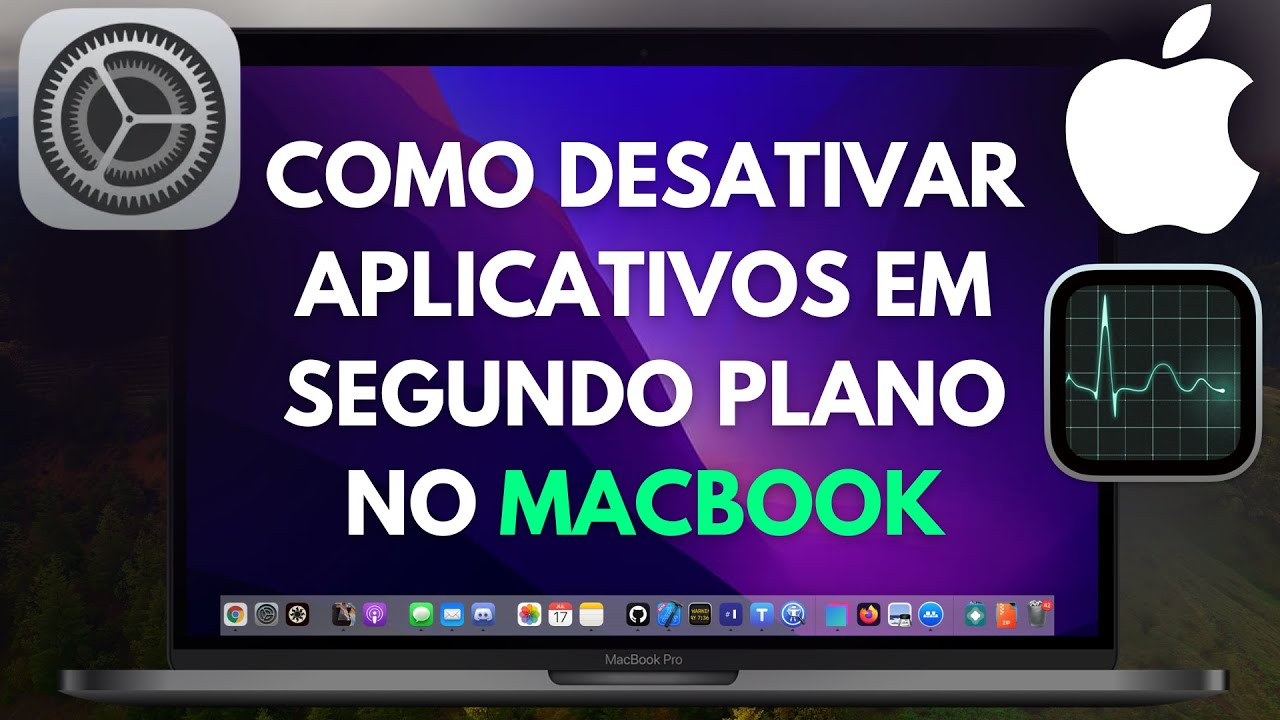 COMO DESATIVAR APLICATIVOS em SEGUNDO PLANO no MACBOOK - PASSO a PASSO