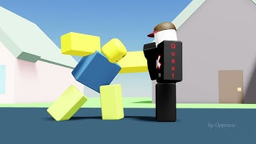 Noob vs. Guest | Roblox Animation