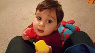 Caleb Caught Between Mommys Legs