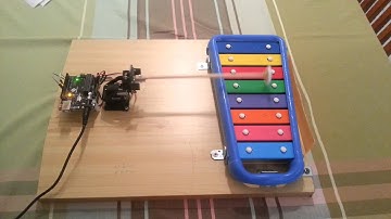 Arduino xylophone with servos