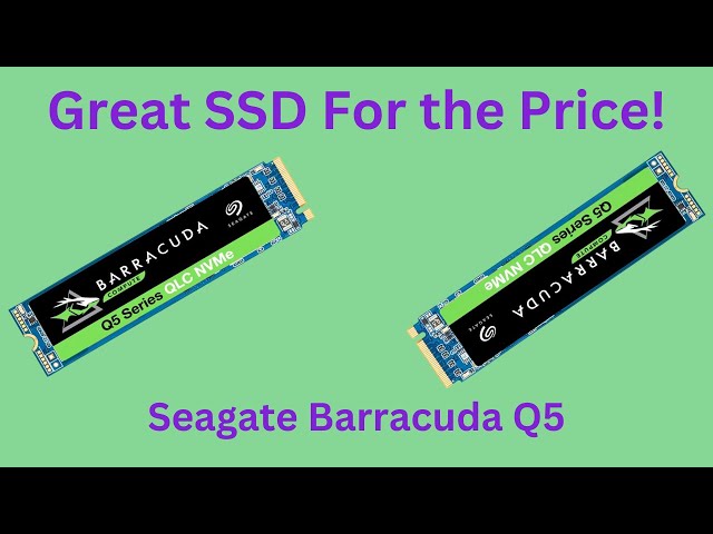 Seagate Barracuda Q5 1TB Review - YouTube