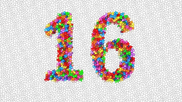 Learn Number 16 on 3d Color Balls | Sparta StainedGlass Effects (sponsored by preview2effects)