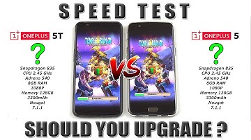 OnePlus 5T vs OnePlus 5 Speed Test! (same specs, but one is faster?) [4K] 21:9