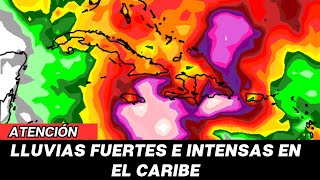 Atención #lluvia fuerte en #cuba #republicadominicana #puertorico #haiti y #jamaica #caribe