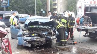 Авария на Ярославском шоссе 15.07.2014г