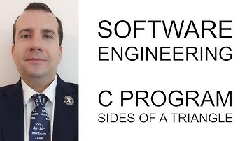 SOFTWARE ENGINEERING 🖥️ C PROGRAM 💻 SIDES OF A TRIANGLE