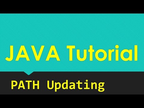 JAVA Tutorial :: Updating the PATH Variable | JDK