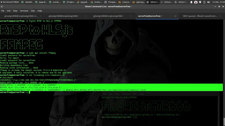 Web Streaming RTSP use HLS.js and convert to M3u8 use FFMPEG - Webserver Apache, Nginx GNU/Linux
