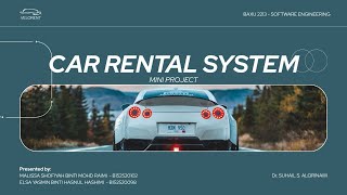 CAR RENTAL SYSTEM - BAXU 2213 