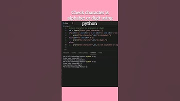 python program to check character is alphabet, digit or special character #shorts #short #python