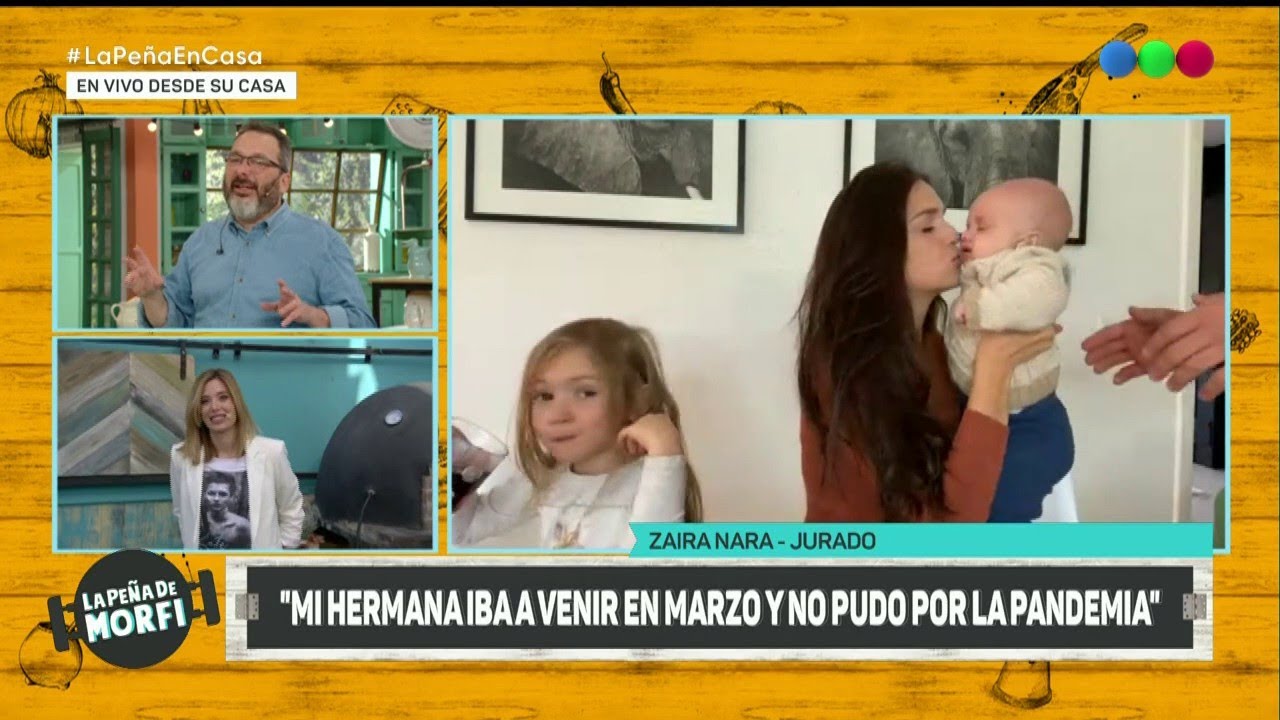 Zaira Nara presenta a Viggo en vivo - La Peña de Morfi 2020