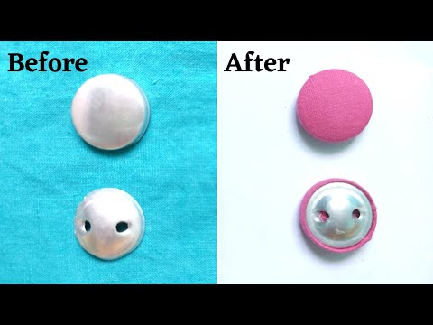 How to Make Snap Together Fabric Buttons 