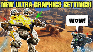 🔥 WR REMASTERED ULTRA HD SETTINGS GAMEPLAY || WAR ROBOTS TEST SERVER || NEW! ||