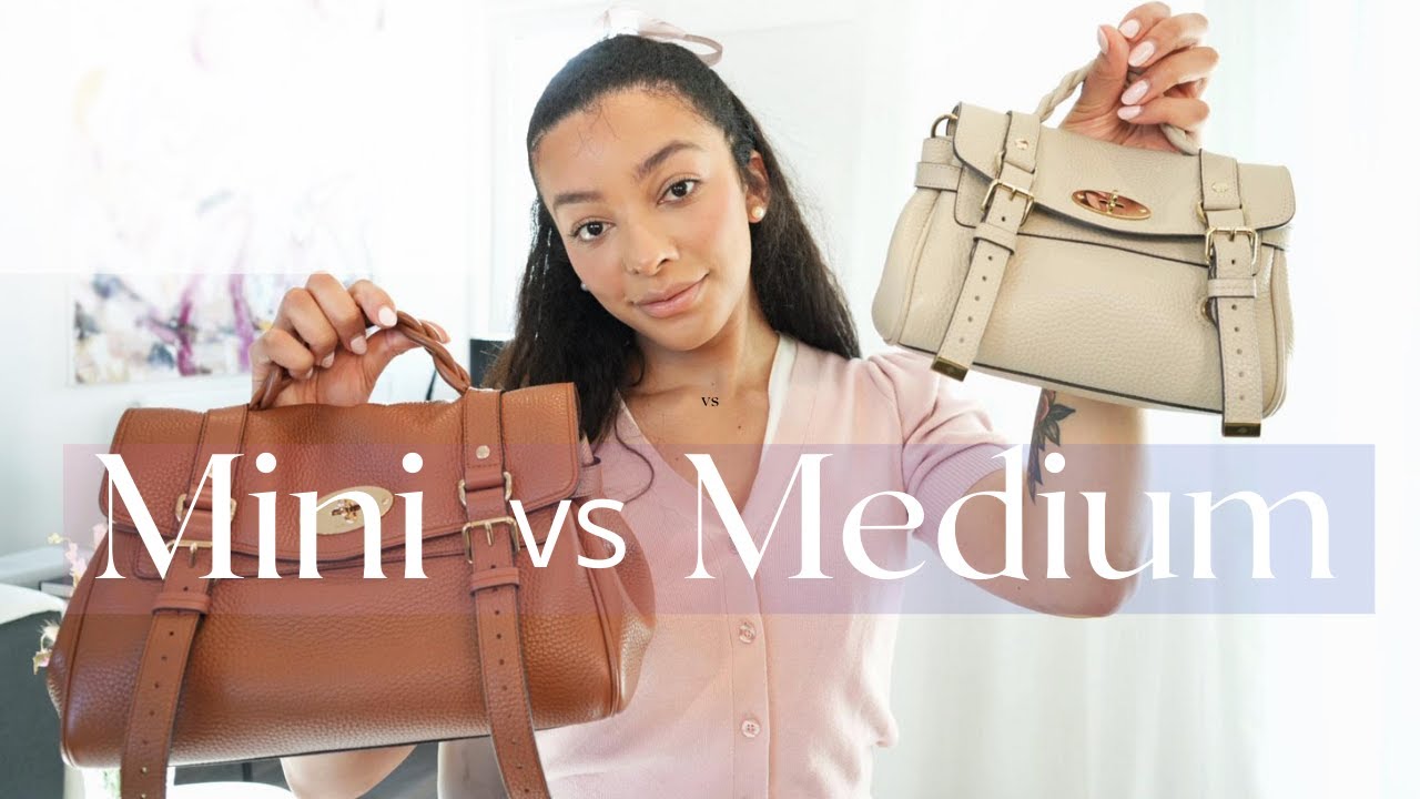 sweater anbefale astronomi The Ultimate Mulberry Alexa comparison, Mini vs Medium - YouTube