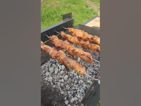 мангал "Ленивый шашлычник" - YouTube