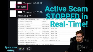 Active Scam Stopped in Real-Time! | Huntress Managed EDR Saves the Day