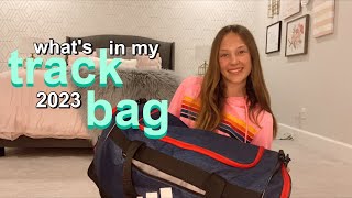 WHAT'S IN MY TRACK BAG | track meet bag 2023