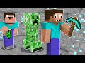 НУБ И 7 ПРАНКОВ НАД ПРО В МАЙНКРАФТ ! НУБИК НЕВИДИМКА ПРОТИВ ТРОЛЛИНГ ЛОВУШКА В MINECRAFT Дак Плей