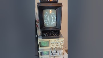 Audio Visualization on a 1970s Oscilloscope #oscilloscope #audio