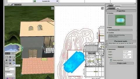 3D Home Design by Livecad Tutorials 21 The built-in swimming pool