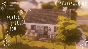 Realistic Starter Home 🌳 Sims 4 Speedbuild W/ Commentary