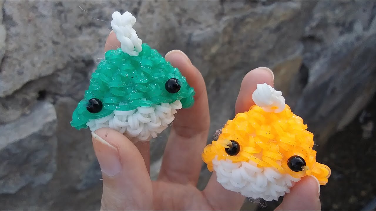 Updated Loomigurumi Mini Narwhal (Rainbowloom)