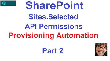 SharePoint Sites.Selected Automation 2/2