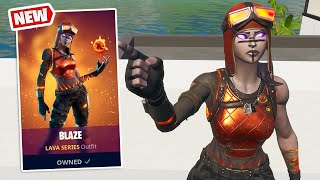 NEW BLAZE (Renegade Raider) Skin Gameplay in Fortnite!