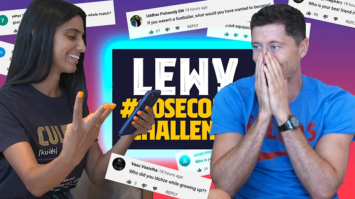 ROBERT LEWANDOWSKI FACES THE #90SECONDSCHALLE...