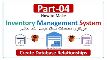 How to Make Inventory Management System Part-4 in Urdu/Hindi | Create Database Relationships