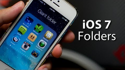 iOS 7 - Folders How Many Apps Will Fit? On iPhone 5