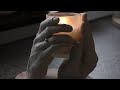 Pregătirea mulajului mâini - suport de lumânare, cu produsul MemoArt Cuplu