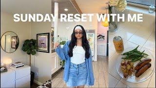 SUNDAY RESET WITH ME🫧:prepping for a productive + successful week! 🫶🏽✨💐