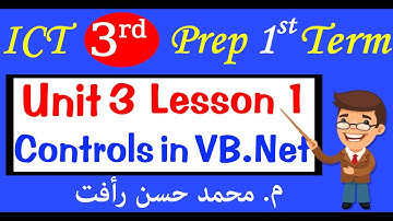 Computer 3prep U3 P1 Controls in VB Net